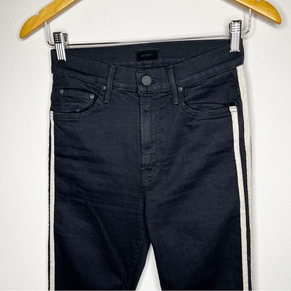 Mother Jeans Insider Crop Step Fray Guilty Racer Stripe - Picture 6 of 13